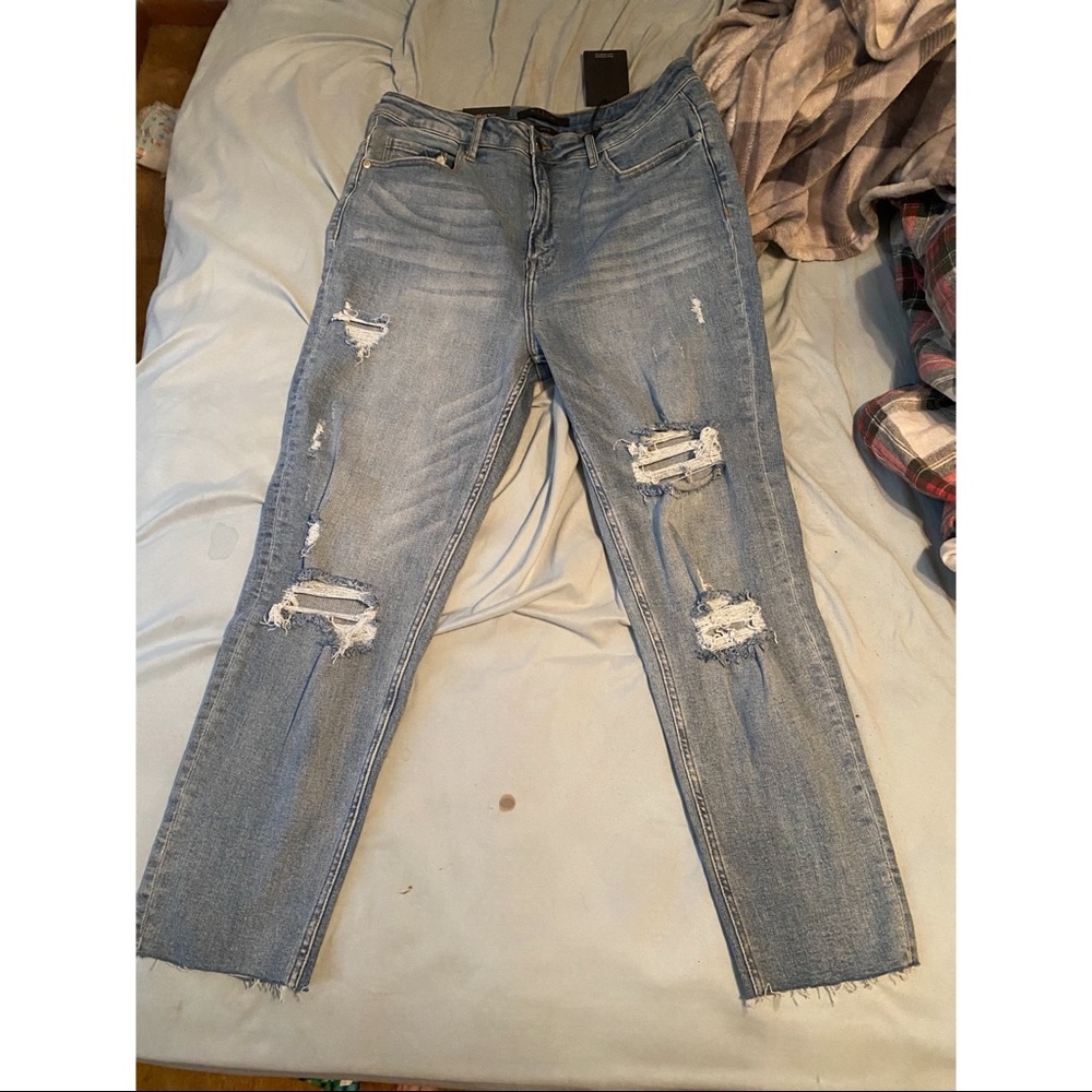 Risen high rise relaxed skinny